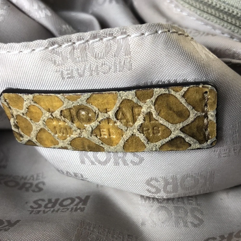 Michael Kors Fulton Snake Shoulder Bag